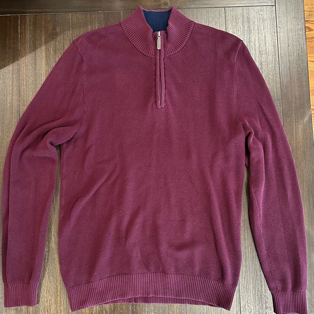 Club Room Quarter zip sweater